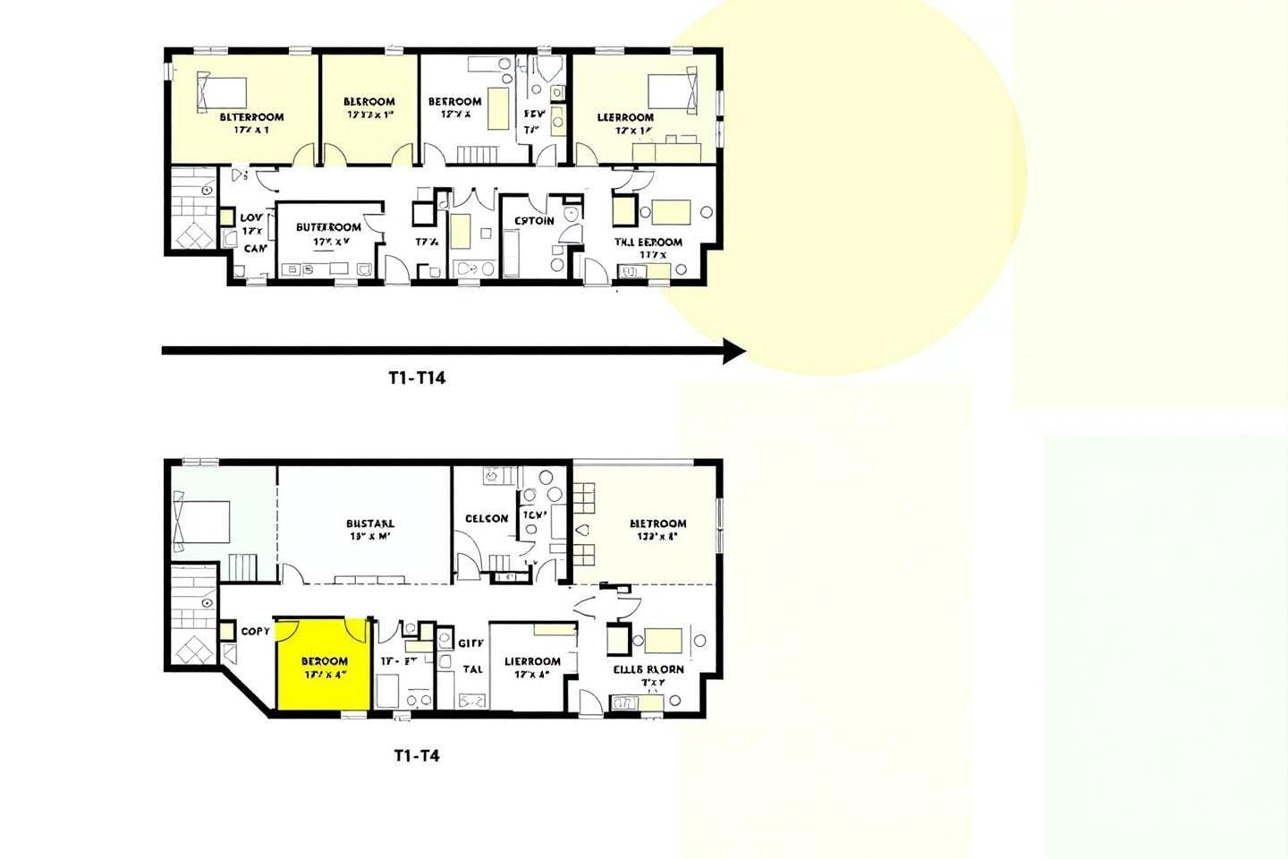 Combien de chambres dans un T3 ? définition et différences avec T1, T2, T4